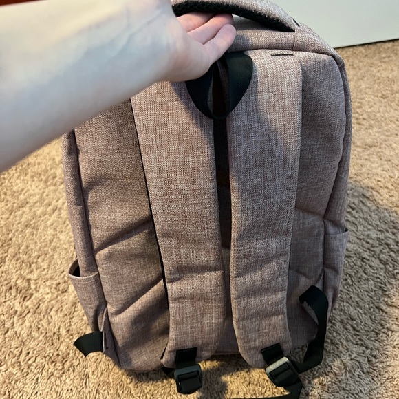 Purple Backpack with laptop sleeve - Picture 5 of 6